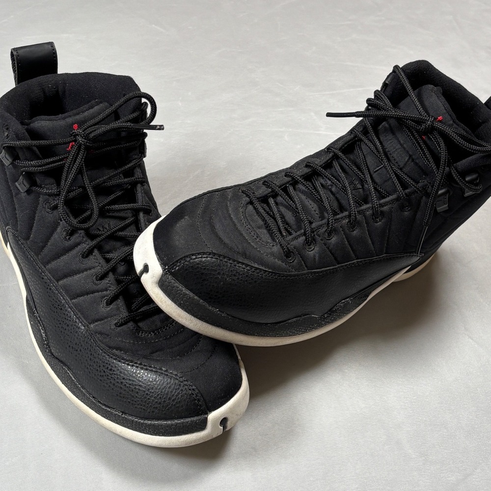 Jordan Air Jordan 12 Retro Mens 8 Black Nylon Waterproof Neoprene 130690-004